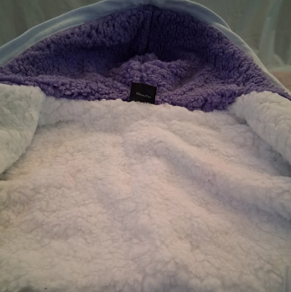 Disney Pixar TOY STORY BUZZ LIGHTYEAR Sherpa Lined Full Zip Up Hooded Jacket